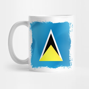 Saint Lucia artwork Mug